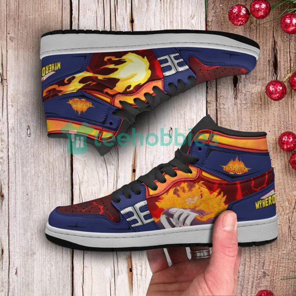 endeavor custom my hero academia anime air jordan hightop shoes 3 yRGTa 600x600px Endeavor Custom My Hero Academia Anime Air Jordan Hightop Shoes
