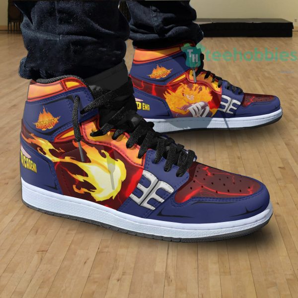 endeavor custom my hero academia anime air jordan hightop shoes 4 6H3km 600x600px Endeavor Custom My Hero Academia Anime Air Jordan Hightop Shoes