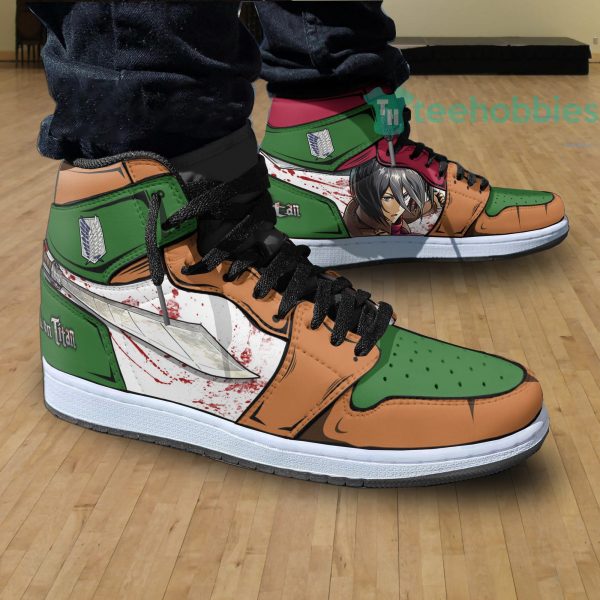 eren x mikasa anime custom attack on titan air jordan hightop shoes 4 4No51 600x600px Eren x Mikasa Anime Custom Attack On Titan Air Jordan Hightop Shoes