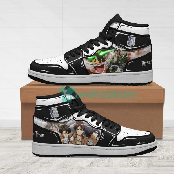 eren yeager team anime custom attack on titan air jordan hightop shoes 1 6TdoA 600x600px Eren Yeager Team Anime Custom Attack On Titan Air Jordan Hightop Shoes