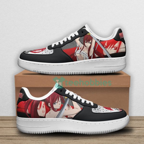 erza scarlet fans custom fairy tail anime air force shoes 1 dNJ4X 600x600px Erza Scarlet Fans Custom Fairy Tail Anime Air Force Shoes