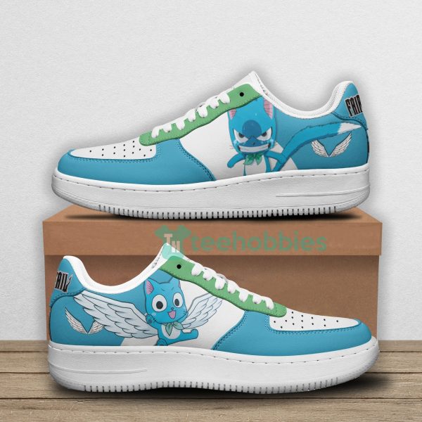 fairy tail happy angry custom anime air force shoes 1 kPcND 600x600px Fairy Tail Happy Angry Custom Anime Air Force Shoes