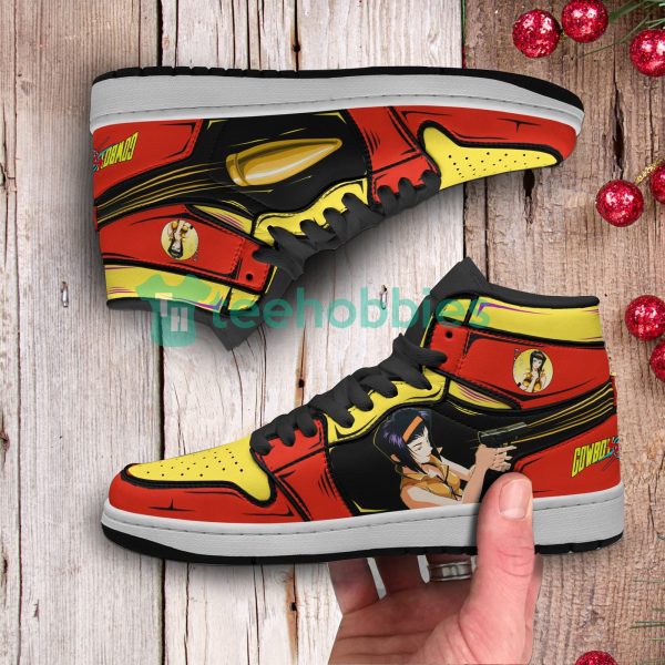 faye valentine shoes custom cowboy bebop anime air jordan hightop shoes 3 sryRn 600x600px Faye Valentine Shoes Custom Cowboy Bebop Anime Air Jordan Hightop Shoes