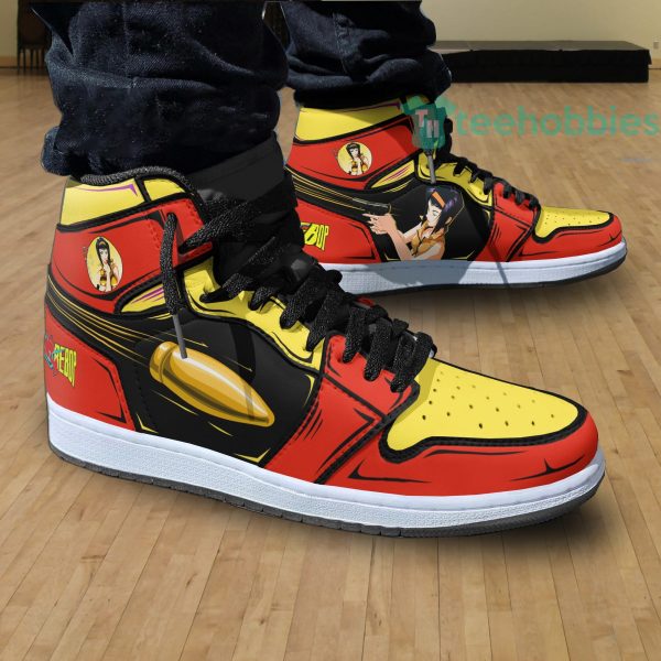 faye valentine shoes custom cowboy bebop anime air jordan hightop shoes 4 Ee132 600x600px Faye Valentine Shoes Custom Cowboy Bebop Anime Air Jordan Hightop Shoes
