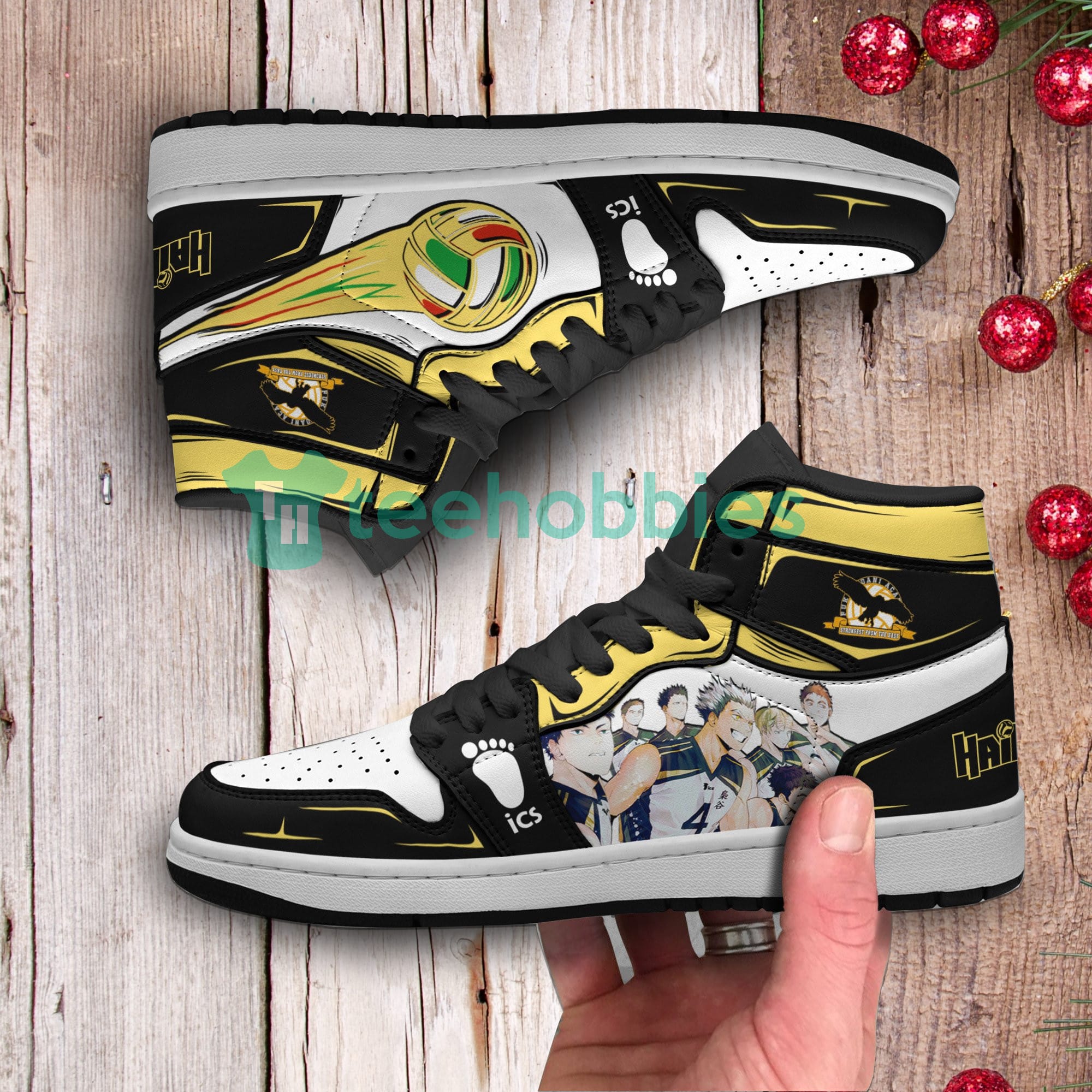 Fukurodani Academy Custom Haikyuu Team Anime Air Jordan Hightop Shoes