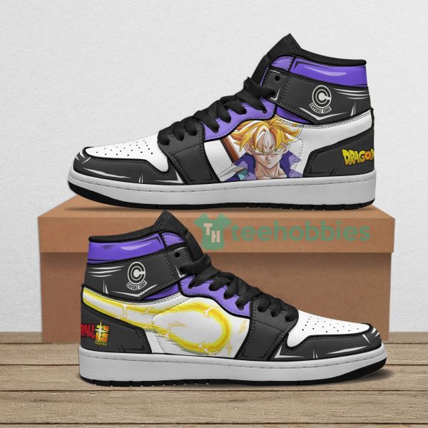 future trunks custom dragon ball super anime air jordan hightop shoes 1 Dim9h 600x600px Future Trunks Custom Dragon Ball Super Anime Air Jordan Hightop Shoes