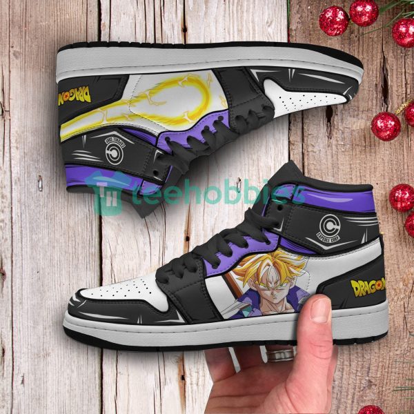 future trunks custom dragon ball super anime air jordan hightop shoes 4 cOor0 600x600px Future Trunks Custom Dragon Ball Super Anime Air Jordan Hightop Shoes