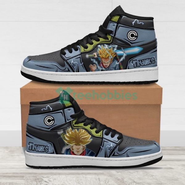 future trunks sneakers dragon ball custom air jordan hightop shoes 1 Q3wfl 600x600px Future Trunks Sneakers Dragon Ball Custom Air Jordan Hightop Shoes