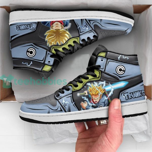 future trunks sneakers dragon ball custom air jordan hightop shoes 3 wGXKn 600x600px Future Trunks Sneakers Dragon Ball Custom Air Jordan Hightop Shoes