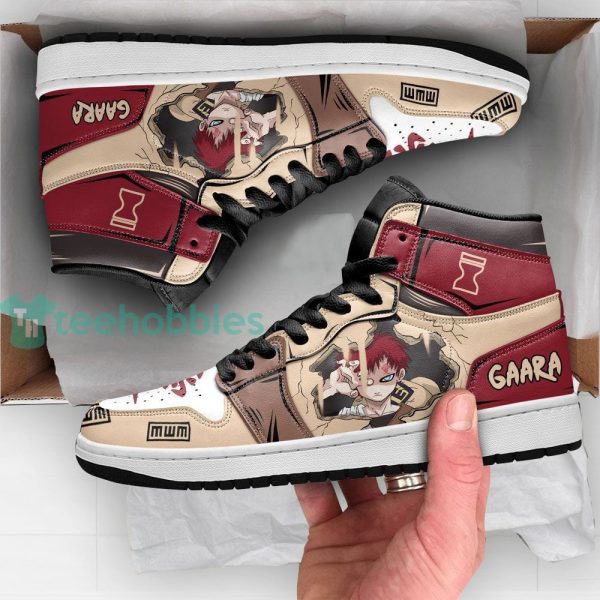 gaara of the sand sneakers naruto anime custom air jordan hightop shoes 4 LxrLa 600x600px Gaara Of The Sand Sneakers Naruto Anime Custom Air Jordan Hightop Shoes