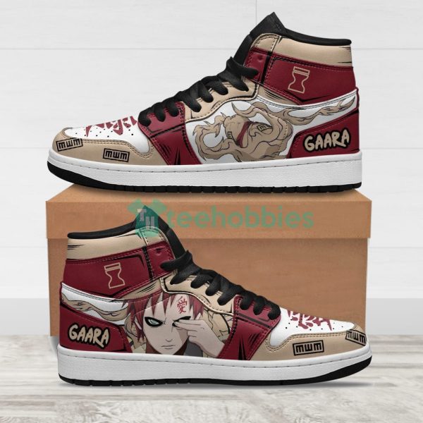 gaara sand gourd sneakers custom naruto anime air jordan hightop shoes for fans 2 sa2r5 600x600px Gaara Sand Gourd Sneakers Custom Naruto Anime Air Jordan Hightop Shoes For Fans