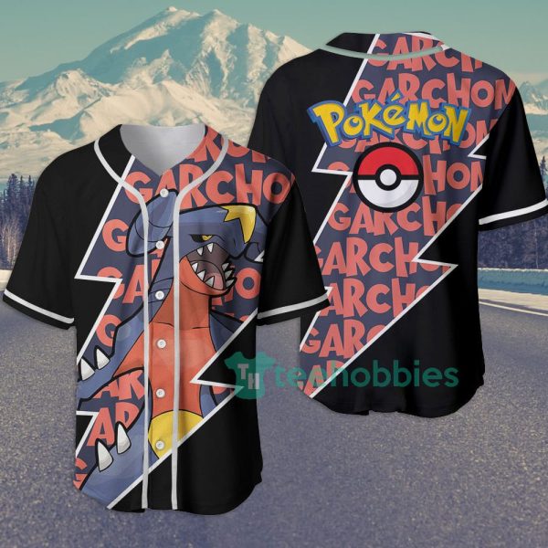 garchomp custom pokemon anime jersey baseball shirt for fans 1 oHhxR 600x600px Garchomp Custom Pokemon Anime Jersey Baseball Shirt For Fans