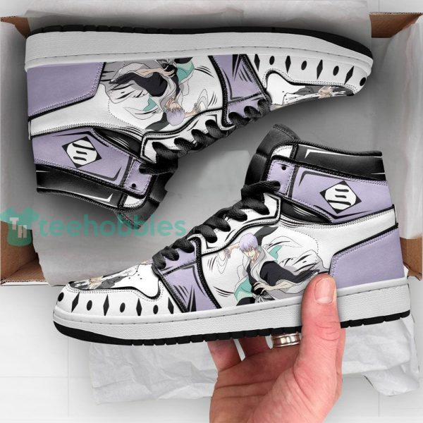 gin ichimaru sneakers custom bleach manga air jordan hightop shoes 4 sfReD 600x600px Gin Ichimaru Sneakers Custom Bleach Manga Air Jordan Hightop Shoes