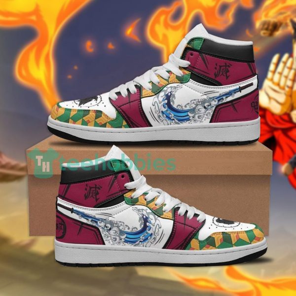 giyu tomioka anime custom demon slayers air jordan hightop shoes 1 nRsPJ 600x600px Giyu Tomioka Anime Custom Demon Slayers Air Jordan Hightop Shoes