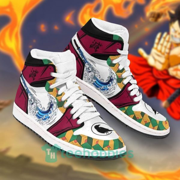 giyu tomioka anime custom demon slayers air jordan hightop shoes 2 v7sRf 600x600px Giyu Tomioka Anime Custom Demon Slayers Air Jordan Hightop Shoes