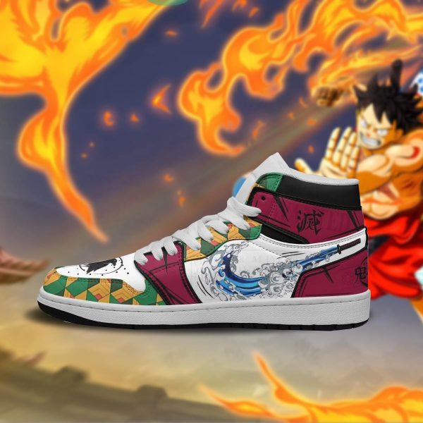 giyu tomioka anime custom demon slayers air jordan hightop shoes 3 oqraN 600x600px Giyu Tomioka Anime Custom Demon Slayers Air Jordan Hightop Shoes
