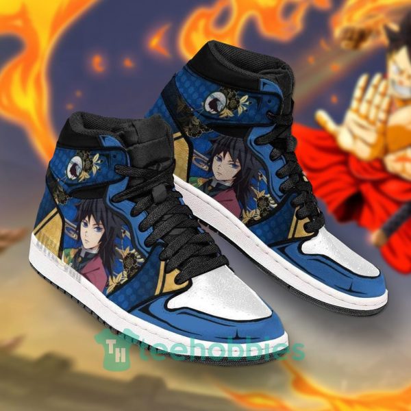 giyu tomioka custom demon slayer air jordan hightop shoes 2 eD2vo 600x600px Giyu Tomioka Custom Demon Slayer Air Jordan Hightop Shoes