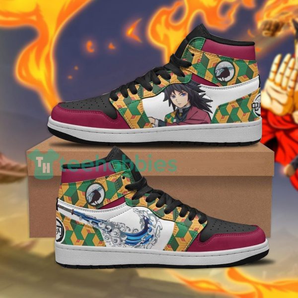 giyu tomioka water custom demon slayer air jordan hightop shoes 1 aTptP 600x600px Giyu Tomioka Water Custom Demon Slayer Air Jordan Hightop Shoes
