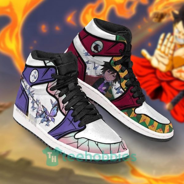 giyu x shinobu custom demon slayer air jordan hightop shoes 4 3tQqi 600x600px Giyu x Shinobu Custom Demon Slayer Air Jordan Hightop Shoes