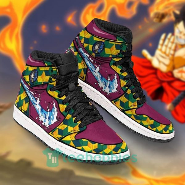 giyuu tomioka custom demon slayer air jordan hightop shoes 2 3r7it 600x600px Giyuu Tomioka Custom Demon Slayer Air Jordan Hightop Shoes