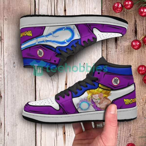 gohan super saiyan custom dragon ball super anime air jordan hightop shoes 4 vOrw2 600x600px Gohan Super Saiyan Custom Dragon Ball Super Anime Air Jordan Hightop Shoes