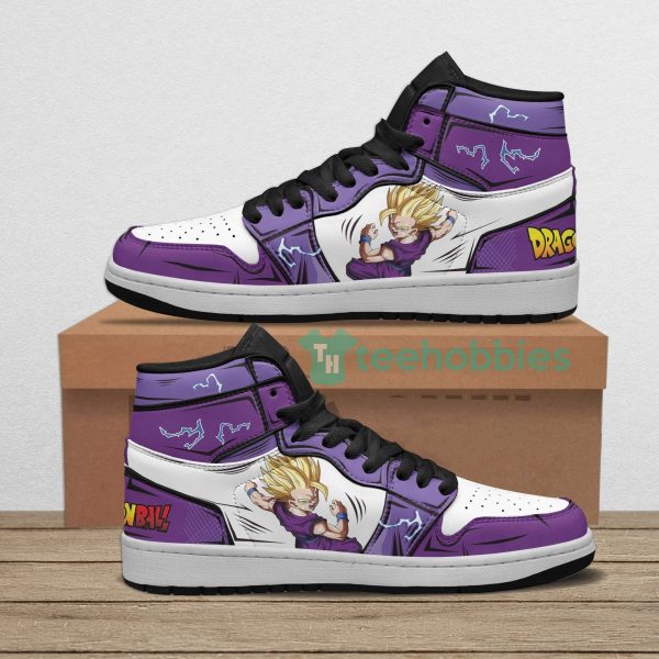 gohan teen custom dragon ball anime air jordan hightop shoes 1 HUxJS 600x600px Gohan Teen Custom Dragon Ball Anime Air Jordan Hightop Shoes
