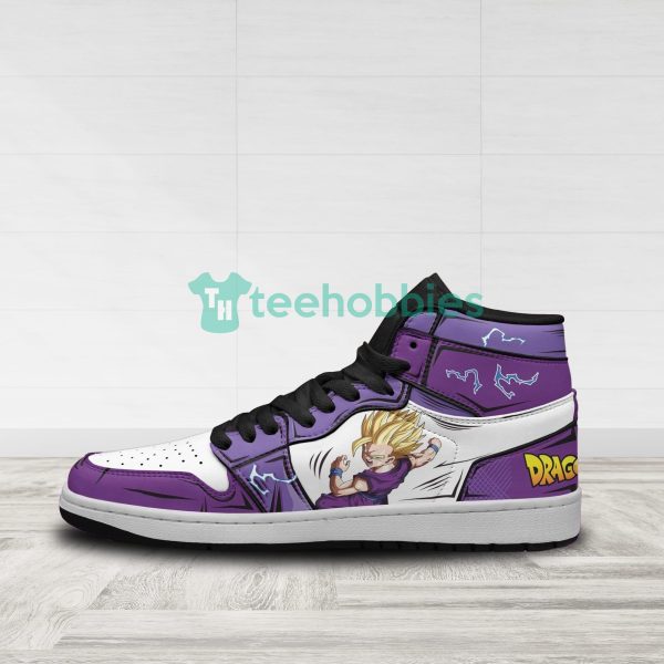 gohan teen custom dragon ball anime air jordan hightop shoes 3 D42Ij 600x600px Gohan Teen Custom Dragon Ball Anime Air Jordan Hightop Shoes