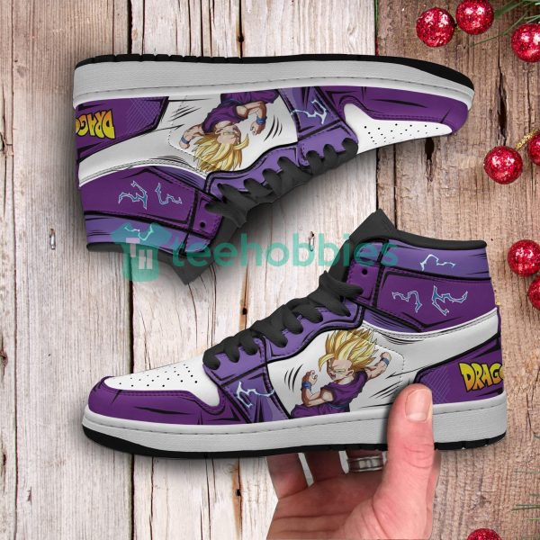 gohan teen custom dragon ball anime air jordan hightop shoes 4 Lgsrm 600x600px Gohan Teen Custom Dragon Ball Anime Air Jordan Hightop Shoes