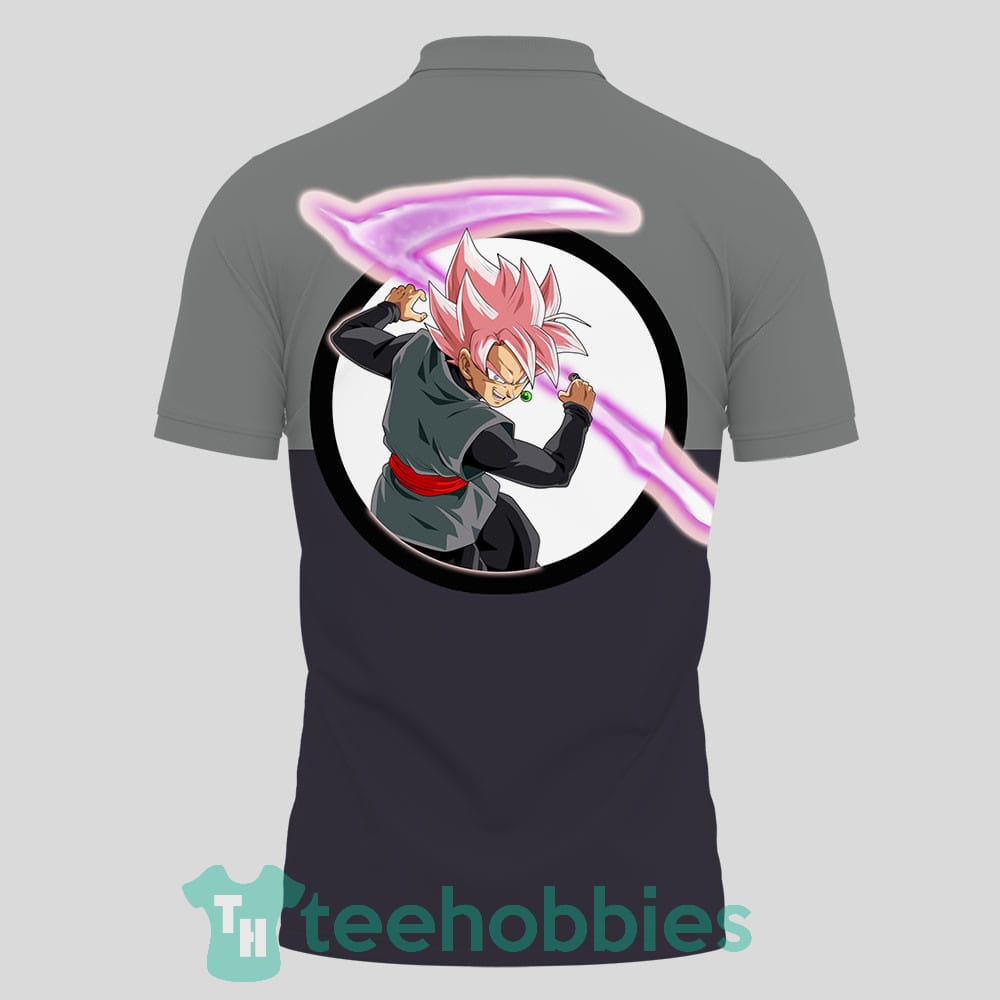 Goku Black Rose Dragon Ball Lover Custom Anime Polo Shirt For Fans