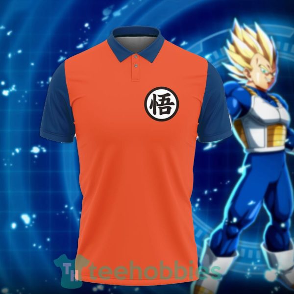 goku blue dragon ball custom anime orange polo shirt for fans 2 8orUn 600x600px Goku Blue Dragon Ball Custom Anime Orange Polo Shirt For Fans