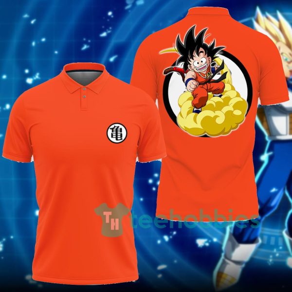 goku kid dragon ball custom anime orange polo shirt for fans 1 2MuAC 600x600px Goku Kid Dragon Ball Custom Anime Orange Polo Shirt For Fans