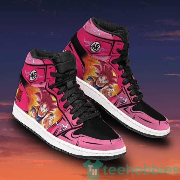 goku shoes super saiyan god custom anime air jordan hightop shoes 2 AkWW9 600x600px Goku Shoes Super Saiyan God Custom Anime Air Jordan Hightop Shoes