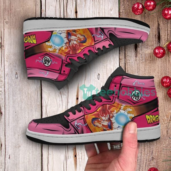 goku shoes super saiyan god custom anime air jordan hightop shoes 3 3b7jn 600x600px Goku Shoes Super Saiyan God Custom Anime Air Jordan Hightop Shoes