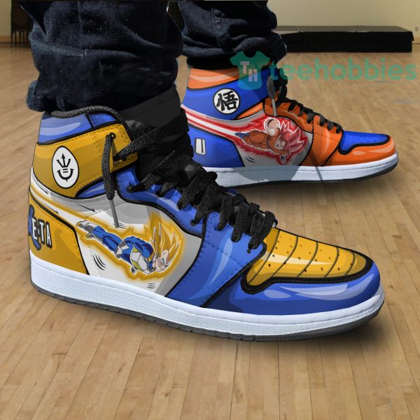 goku x vegeta custom dragon ball anime air hightop shoes 3 tckl2 600x600px Goku x Vegeta Custom Dragon Ball Anime Air Hightop Shoes