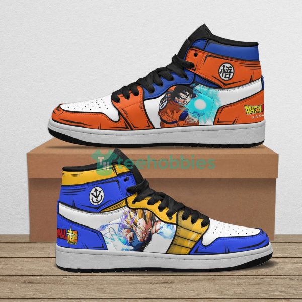 goku x vegeta custom dragon ball anime air jordan hightop shoes 1 UQihR 600x600px Goku x Vegeta Custom Dragon Ball Anime Air Jordan Hightop Shoes