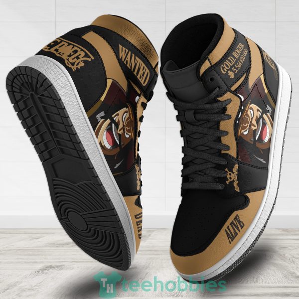 gol d roger wanted custom one piece anime air hightop shoes 2 rvfFF 600x600px Gol D Roger Wanted Custom One Piece Anime Air Hightop Shoes