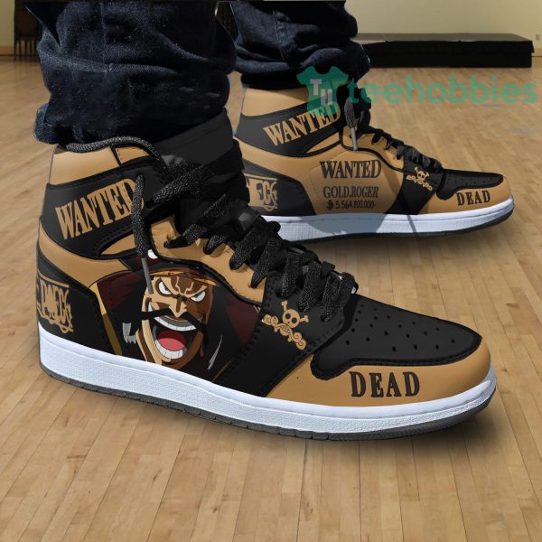 gol d roger wanted custom one piece anime air hightop shoes 3 59oxC 600x600px Gol D Roger Wanted Custom One Piece Anime Air Hightop Shoes