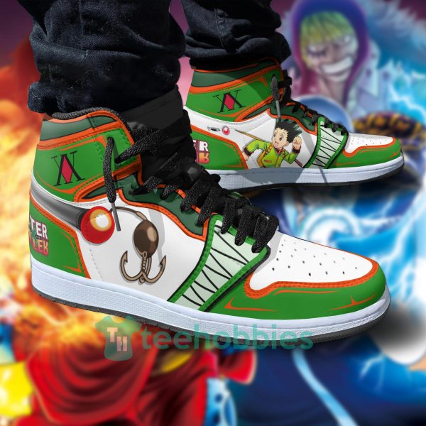 gon freecss custom hunter x hunter anime air jordan hightop shoes 4 iZbsw 600x600px Gon Freecss Custom Hunter X Hunter Anime Air Jordan Hightop Shoes