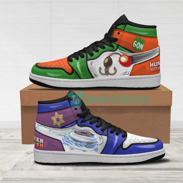 gon freecss x killua zoldyck custom anime air hightop shoes 1 j0NOE 600x600px Gon Freecss x Killua Zoldyck Custom Anime Air Hightop Shoes