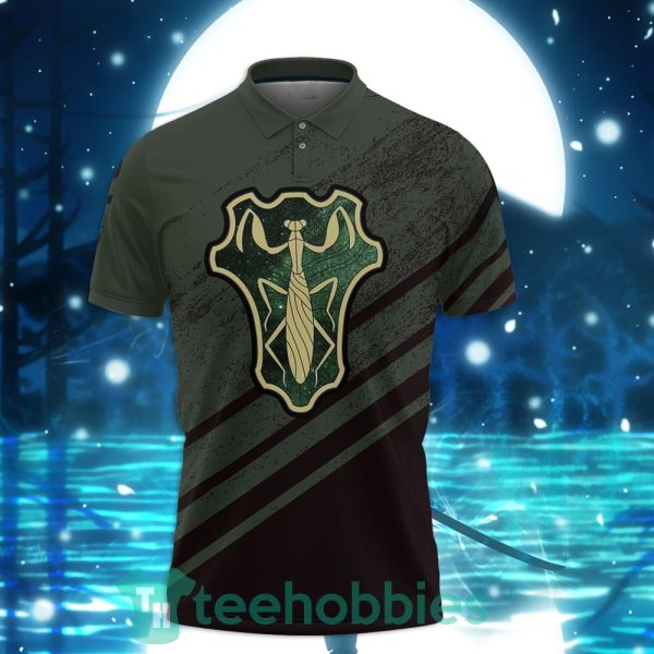 green mantis black clover custom anime polo shirt for men and women 2 tznGJ 600x600px Green Mantis Black Clover Custom Anime Polo Shirt For Men And Women