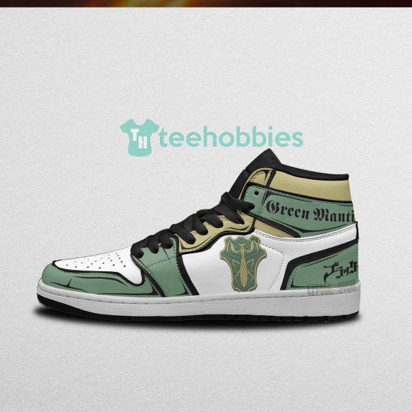 green mantis custom black clover anime air jordan hightop shoes 2 rdTYl 600x600px Green Mantis Custom Black Clover Anime Air Jordan Hightop Shoes