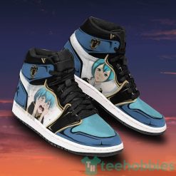 grey custom black clover anime air jordan hightop shoes 4 Ssv9M 247x247px Grey Custom Black Clover Anime Air Jordan Hightop Shoes