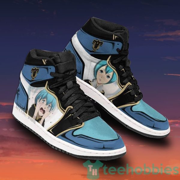 grey custom black clover anime air jordan hightop shoes 4 Ssv9M 600x600px Grey Custom Black Clover Anime Air Jordan Hightop Shoes