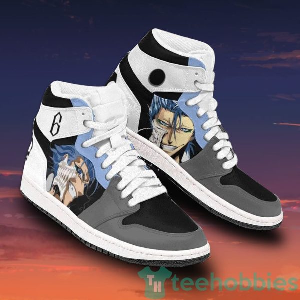 grimmjow jaegerjaquez custom bleach anime air jordan hightop shoes 2 Cxhkb 600x600px Grimmjow Jaegerjaquez Custom Bleach Anime Air Jordan Hightop Shoes