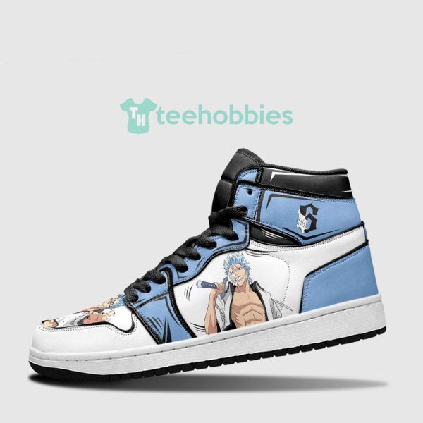 grimmjow sneakers custom bleach manga air jordan hightop shoes 3 bxCDE 600x600px Grimmjow Sneakers Custom Bleach Manga Air Jordan Hightop Shoes