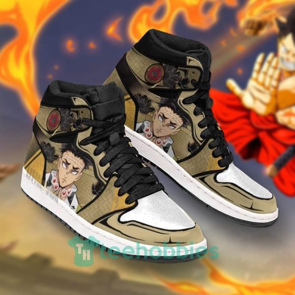 gyomei himejima custom demon slayer air jordan hightop shoes 2 OlURW 600x600px Gyomei Himejima Custom Demon Slayer Air Jordan Hightop Shoes