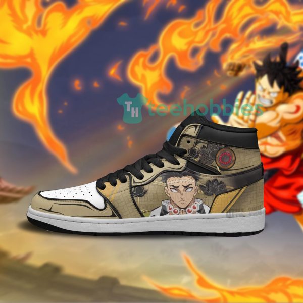 gyomei himejima custom demon slayer air jordan hightop shoes 3 lpw6r 600x600px Gyomei Himejima Custom Demon Slayer Air Jordan Hightop Shoes