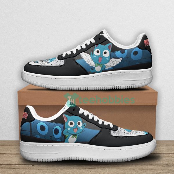 happy custom fairy tail anime air force shoes 1 9BcTK 600x600px Happy Custom Fairy Tail Anime Air Force Shoes