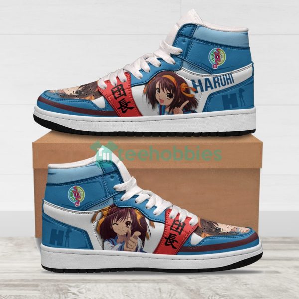 haruhi suzumiya custom otaku air jordan hightop shoes 1 Q53JX 600x600px Haruhi Suzumiya Custom Otaku Air Jordan Hightop Shoes