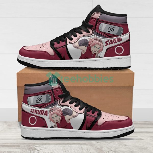 haruno sakura sneakers uniform naruto anime custom air jordan hightop shoes 1 zjXOJ 600x600px Haruno Sakura Sneakers Uniform Naruto Anime Custom Air Jordan Hightop Shoes